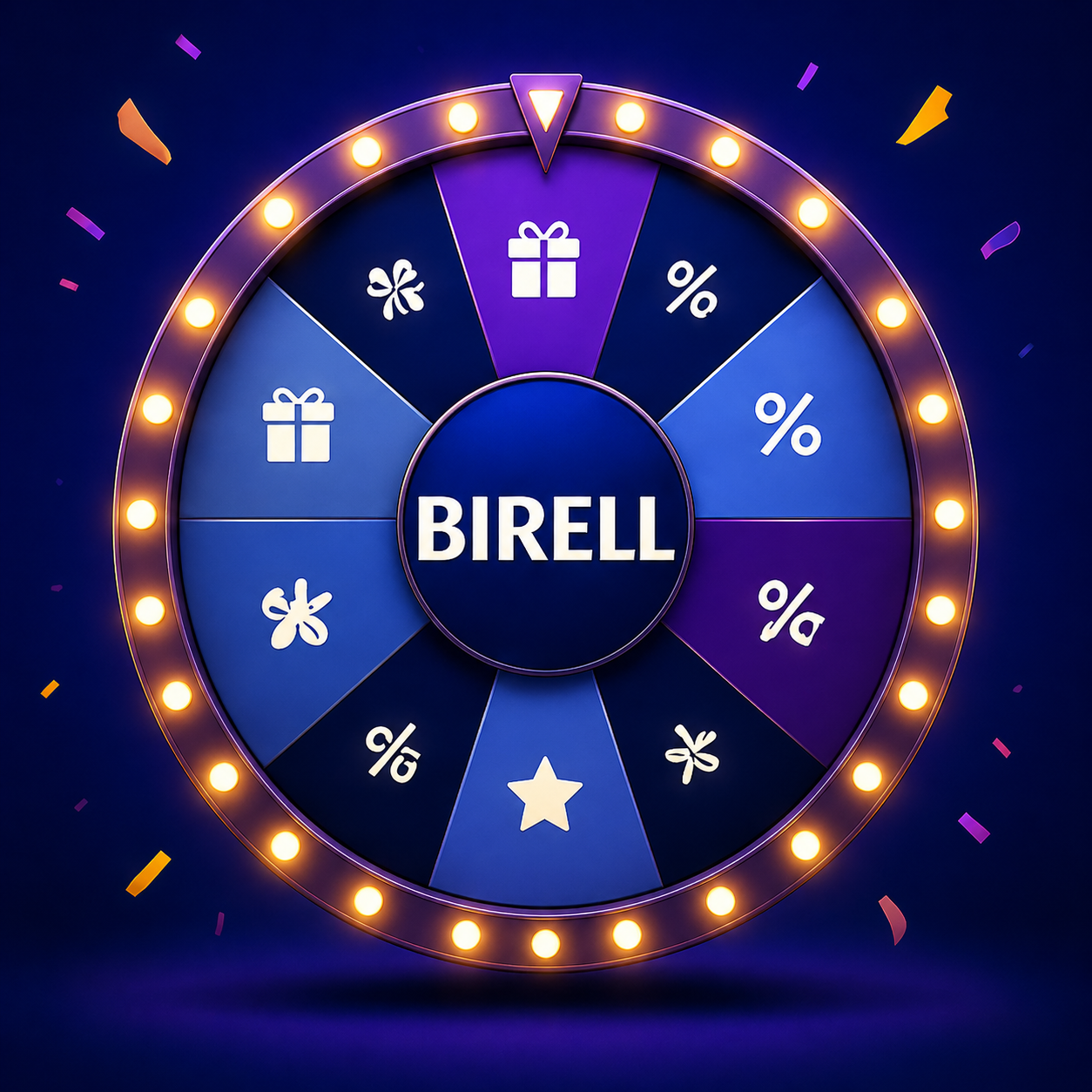 Koleso šťastia Birell, spin and win